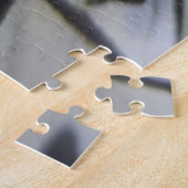 Sluit Puzzle af: zwarte en witte vlinder Legpuzzel (Zijkant)