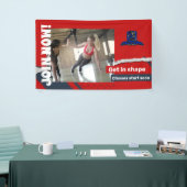 Sluit u nu aan bij de gym-uitwerkingVinylbanner 3' Spandoek (Beurs)