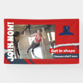 Sluit u nu aan bij de gym-uitwerkingVinylbanner 3' Spandoek (Horizontaal)