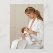 sluit uitzicht van een baby af (6-12 maanden) briefkaart (Voorkant)