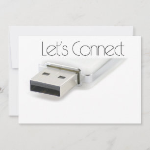 Sluit USB aan