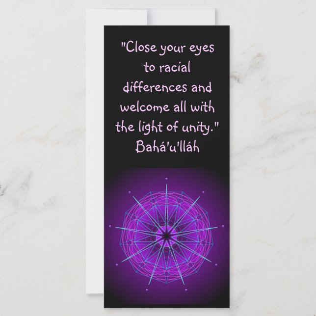 Sluit uw Eyes Race Unity Quote (Voorkant)