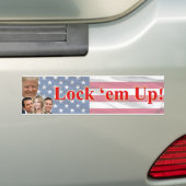Sluit ze op Bumpersticker (Op auto)