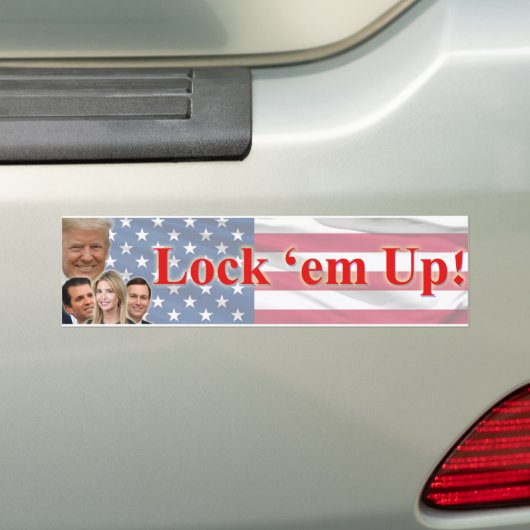 Sluit ze op Bumpersticker (Op auto)