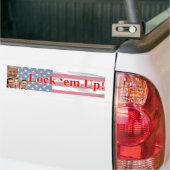 Sluit ze op Bumpersticker (Op Truck)