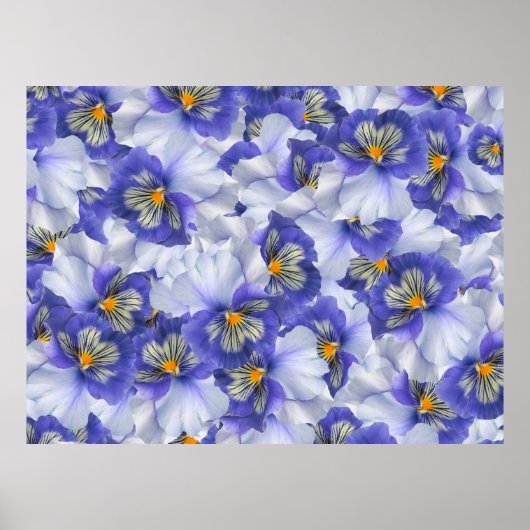 Sluitboeking op de Florale achtergrond Poster (Voorkant)