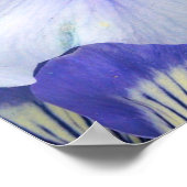 Sluitboeking op de Florale achtergrond Poster (Hoek)