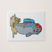 Sluiten als Hiker met rugzak Legpuzzel (Horizontaal)