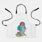 Sluiten als Hiker met rugzak Schort (Voorkant)