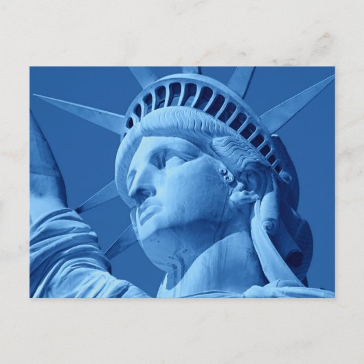 Sluiten Blauwbeeld van Vrijheid Briefkaart (Voorkant)