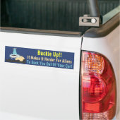 Sluiten! Bumpersticker (Op Truck)