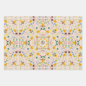 Sluiten gebreide Thanksgiving herfst gezellige Her Inpakpapier Vel (Voorkant)