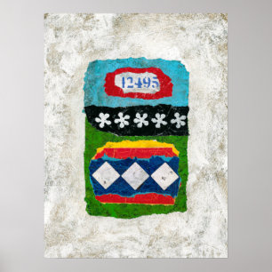 Sluiten Genoeg Poster Wandkunst - Abstracte Kunst