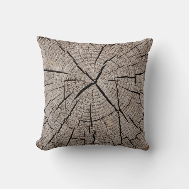 Sluiten grijze achtergrondtextuur van oud wethered kussen (Voorkant)