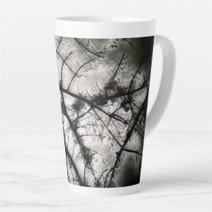 Sluiten in latte mok