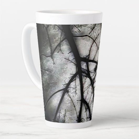 Sluiten in latte mok (Linkerhoek)