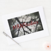 Sluiten in rechthoekige sticker (Envelop)