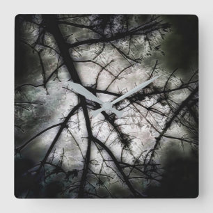 Sluiten in vierkante klok