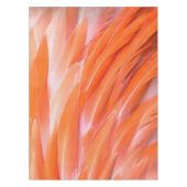 Sluiten Koraal en Roze Artistieke Flamingo Feather Tafelkleed (Voorkant)
