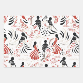 Sluiten Mensen Hawaïaans inpakpapier