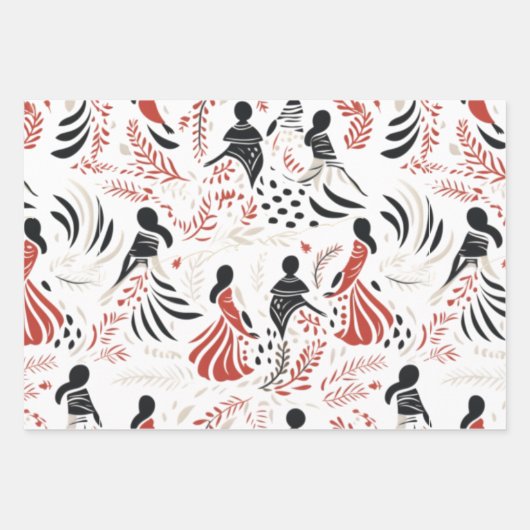 Sluiten Mensen Hawaïaans inpakpapier Vel (Voorkant 2)