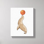 Sluiten met Basketball Canvas Afdruk (Voorkant)