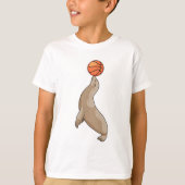 Sluiten met Basketball T-shirt (Voorkant)
