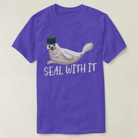 Sluiten met het Funny Zee Lion T-shirt (Design voorkant)