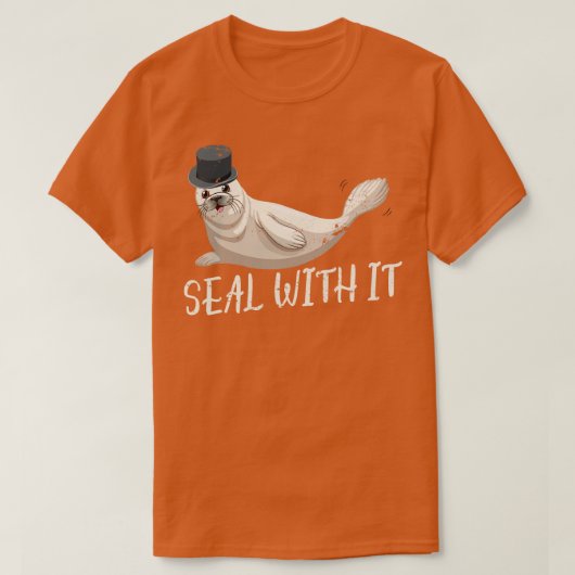 Sluiten met het Funny Zee Lion T-shirt (Design voorkant)