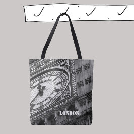 Sluiten op Big Ben, London All-Over-Print Tote Bag