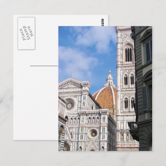 Sluiten op Florence. Briefkaart (Voorkant / Achterkant)