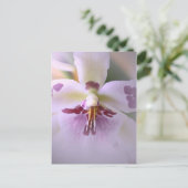 Sluiten orchidee-kaart briefkaart (Staand voorkant)