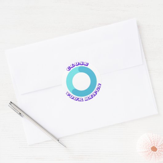 Sluiten Ring Sticker (Envelop)