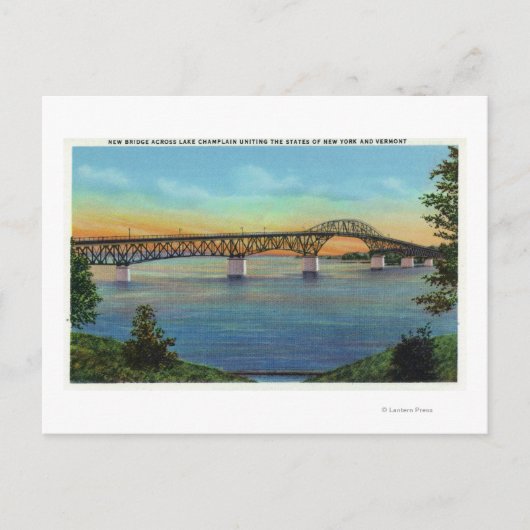 Sluiten Uitzicht van de Nieuwe Brug Briefkaart (Voorkant)