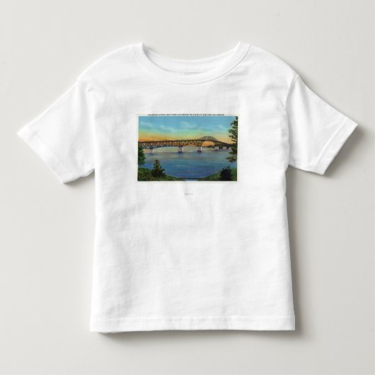Sluiten Uitzicht van de Nieuwe Brug Kinder Shirts (Voorkant)