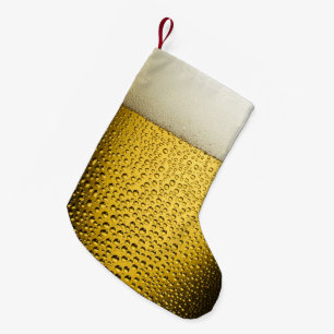 Sluiten van Beer Glass Kerstmis Kleine Kerstsok