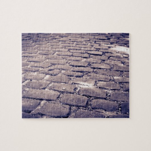 Sluiten van Cobblestone Street Legpuzzel (Horizontaal)