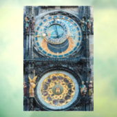 Sluiten van de Astronomische klok in Praag Raamsticker (Vel 3)