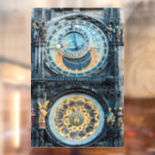 Sluiten van de Astronomische klok in Praag Raamsticker (Vel 2)