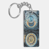 Sluiten van de Astronomische klok in Praag Sleutelhanger (Voorkant Links)