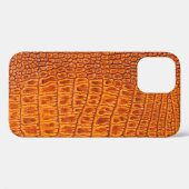 Sluiten van een bruine, ledertextuur met een rept Case-Mate iPhone case (Achterkant (horizontaal))