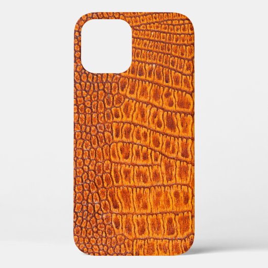 Sluiten van een bruine, ledertextuur met een rept Case-Mate iPhone case (Achterkant)