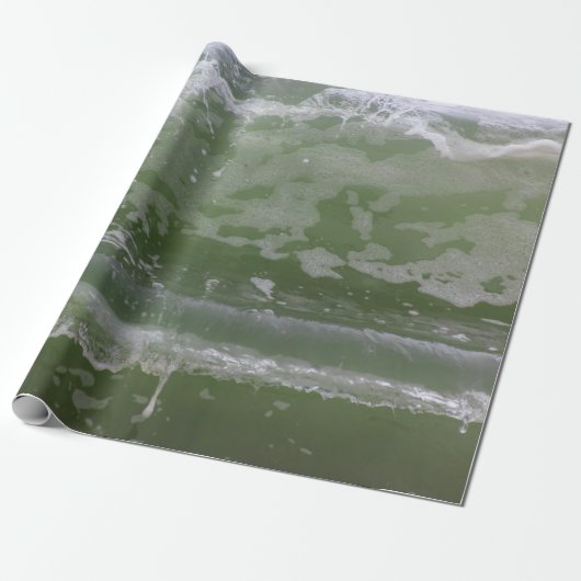 Sluiten van een Golf Cadeaupapier (Uitgerold)