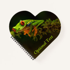 Sluiten van een kikker van de Rode Oogboom #1 Notitieboek