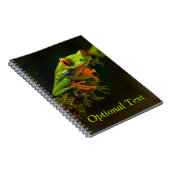 Sluiten van een kikker van de Rode Oogboom #1 Notitieboek (Rechterzijde)