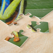Sluiten van een kikker van de Rode Oogboom op een  Legpuzzel (Zijkant)