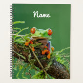 Sluiten van een kikker van de Rode Oogboom Planner (Voorkant)