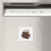 Sluiten van een stapel van twee chocoladebladeren magneet (Insitu (Vaatwasser))