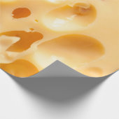 Sluiten van gele kaas. Dit bestand wordt gereinigd Cadeaupapier (Hoek)