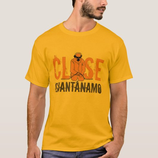 Sluiten van Guantanamo T-shirt (Voorkant)